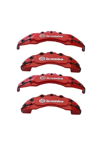 Seat Leon Uyumlu Brembo Kırmızı Renk Kaliper Kapağı 4lü Yağ Hortumlu