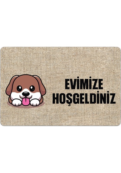 Evaşk Kapı Önü Paspası Vinil Kaymaz Tabanlı 45 X 70 Evaşkdm12091