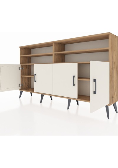 Arges Konsol 6 Raflı 4 Kapaklı 176x30x99 Çam-aytaşı/çam Çam-aytaşı/çam Arges Konsol 6 Raflı 4 Kapaklı 176x30x99 Çam-aytaşı/çam Çam-aytaşı/çam