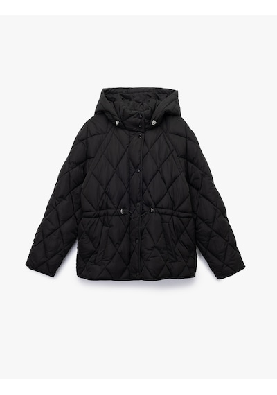 Koton Beli Bağcıklı Uzun Kollu Cepli Su İtici Kapüşonlu Kapitone Şişme Mont Siyah 6wak00006ew Siyah Koton Beli Bağcıklı Uzun Kollu Cepli Su İtici Kapüşonlu Kapitone Şişme Mont Siyah 6wak00006ew Siyah