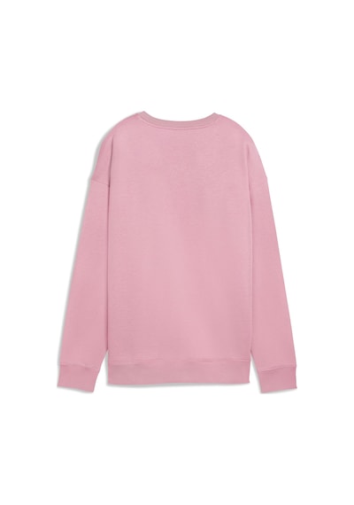 Puma Essentials Small Logo Relaxed Kadın Pembe Bisiklet Yaka Sweatshirt Pembe