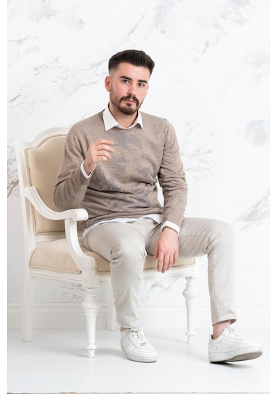Ecer Slimfit Sıfır Yaka Ince Erkek Triko Kazak