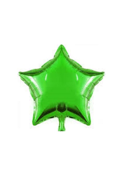 Folyo Balon Yıldız Yeşil 18"