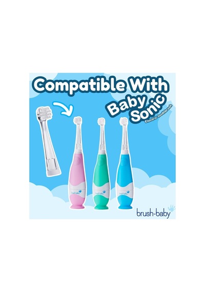 Babysonic Yedek Başlık 0-18 Ay 2'li Paket - Ekstra Yumuşak Kıllar