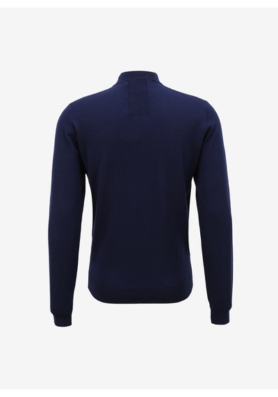 At.p.co Yarım Balıkçı Yaka Slim Fit Koyu Mavi Erkek Kazak A274a07emp-