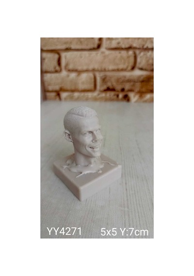 Yy4271 Hallowen Temalı Kafa Biblo Silikon Kalıp