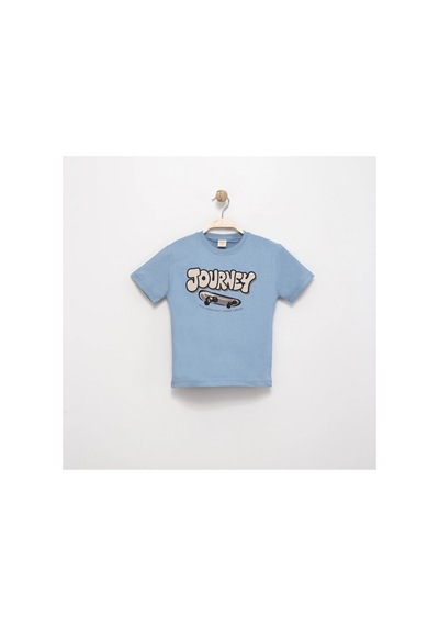 Divonette Journey Skate Baskılı Erkek Çocuk Tişörtü Mavi