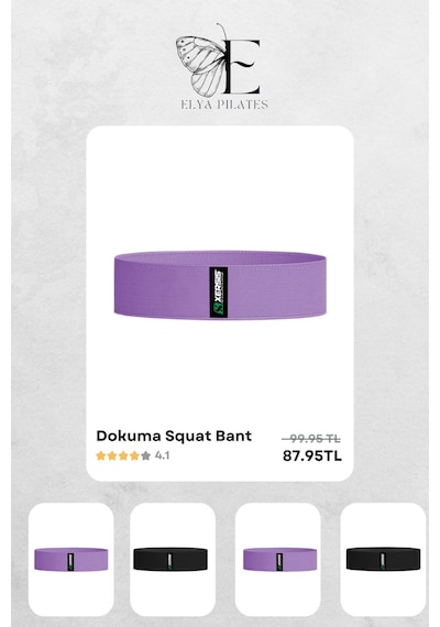 Tüm Vücut Fitnessı İçin İdeal Pilates Seti - Mindere, Dambıla Ve Daha Fazlasına Sahip Mor