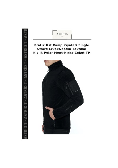 Astrid T Pratik Üst Kamp Kıyafeti Single Sword Erkek&kadın Taktikal Kışlık Polar Mont-hırka-ceket Tp Çok Renkli