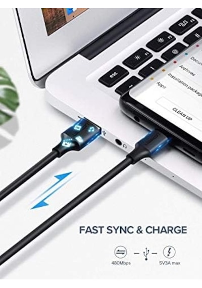 Usb Type-c Şarj Ve Data Kablosu, 1 Metre, Beyaz