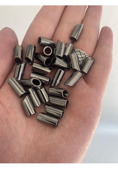 Kordon Metal Bağ Ucu 7,2 Mm Siyah 20 Adet