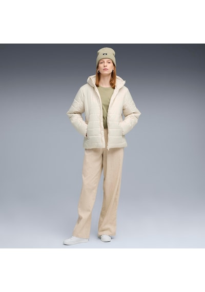Puma Ess Hooded Padded Jacket Kadın Yetişkin Ceket Krem