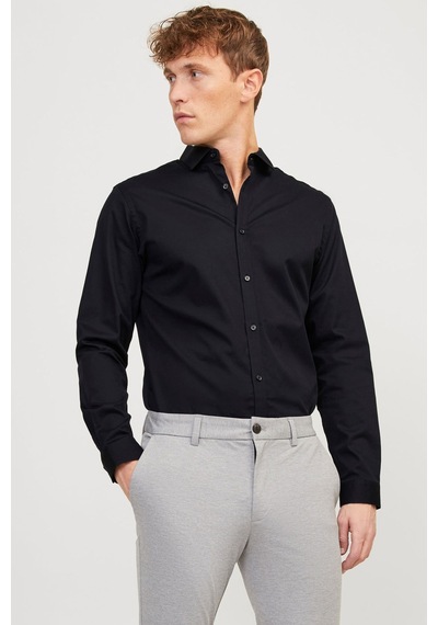 Jack & Jones Slim Fit Erkek Gömlek Siyah