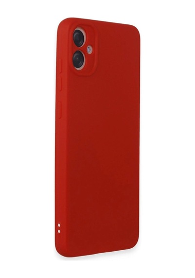 Samsung Galaxy A05 Kılıf First Silikon - Kırmızı