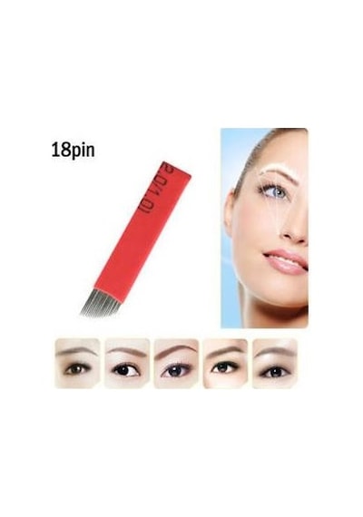 5 Adet 18 Pin Kalıcı Makyaj - Microblading İğnesi