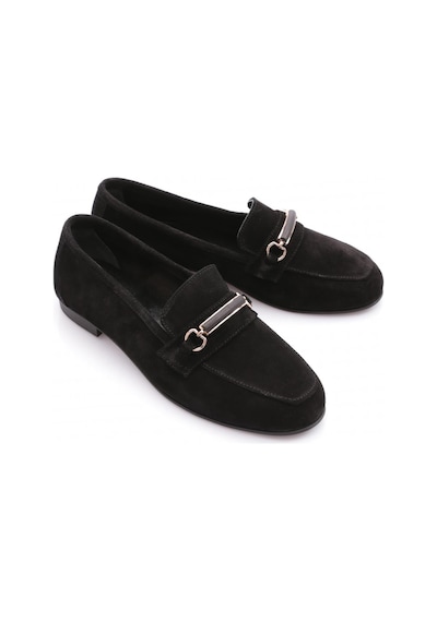 Dgn 3772 Kadin Tokali Loafer Ayakkabi Siyah