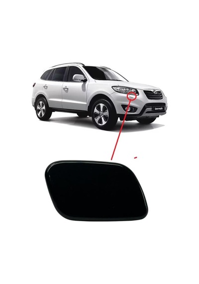 Hyundai Santa Fe Far Yıkama Kapağı Sağ 2009-2010-2011-2012 Siyah