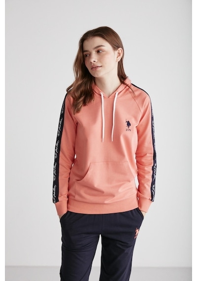U.s. Polo Assn. 16946 Kadın Kapşonlu Pijama Takımı 001