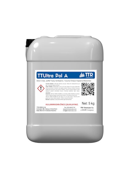 Ttultra Pol Beton Cilası, Şeffaf Yüzey, Tozuma Önleyici Kaplama Malzemesi-5 Kg
