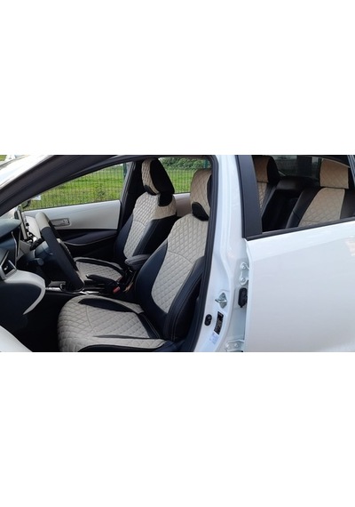 Toyota Corolla Uyumlu 2020 Araca Özel Deri Oto Koltuk Kılıfı (512180616)