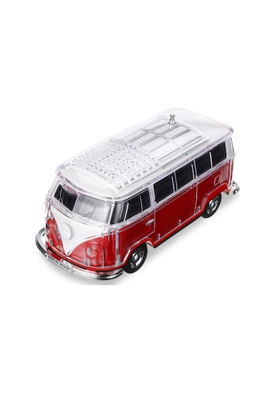 WS-267BT Işıklı Klasik Minibüs Radyo Bluetooth Hoparlör