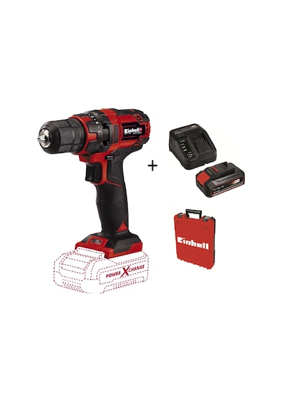 Einhell TC-CD 18/35 Li 1x2.5 Ah Starter Kit Akülü Matkap + Çanta