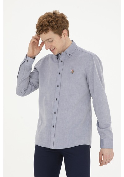 U.s. Polo Assn. Erkek Lacivert Gömlek Basic 50282609-vr033 Lacivert