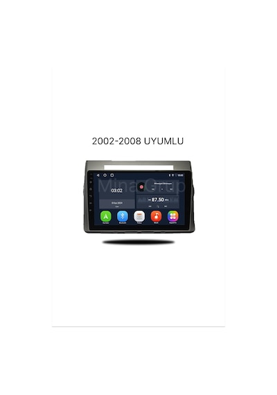 Snp Serisi Toyota Verso 2002 - 2008 Uyumlu 4-32gb Hafıza Multimedya Sistemi Ve Geri Görüş Kamerası 9"