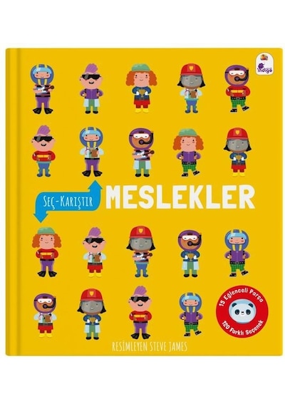 Meslekler - Seç - Karıştır - 15 Eğlenceli Parça - 120 Farklı Seçenek- İndigo Çocuk