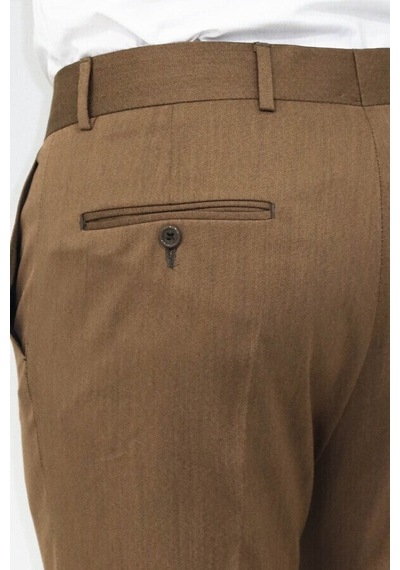 Wessi Slim Fit Taba Erkek Pantolon Taba