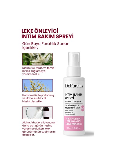 Genital Bölge Koku Giderici,,akıntı Karşıtı -leke Karşıtı, Sıkılaştırıcı Nioli Suyu