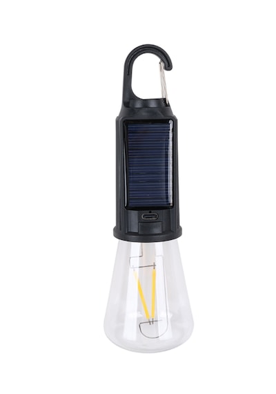 Gaman Solar Şarjlı Kamp Lambası - Su Geçirmez Asılabilir Solar Ampul - 3 Parlaklık Modlu Amber Işık 1