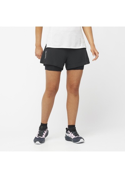 Salomon Sense Aero 2ın1 Short W 27412 Siyah
