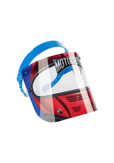 Figürlü Çocuk Siperlik Maske - Motocross