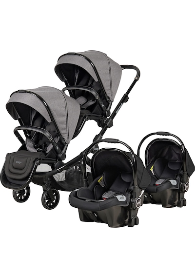 Prego Baby Prego İbiza Plus İkiz Travel Bebek Arabası PRY-2223 - Gri