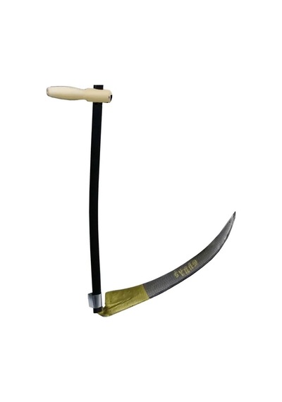 Hubrendy Kargo Komple Tırpan - Metal Saplı 6 Parça Set - Ahşap Elcik 75 Cm