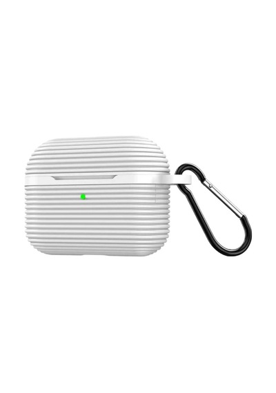 Apple Airpods Pro 3 3.nesil Raven Silikon Kılıf - Beyaz