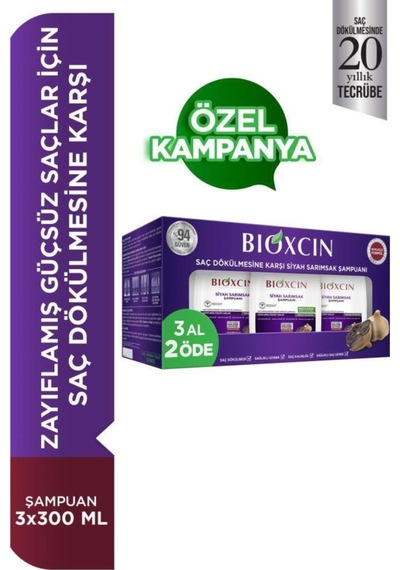 Siyah Sarımsaklı Şampuan