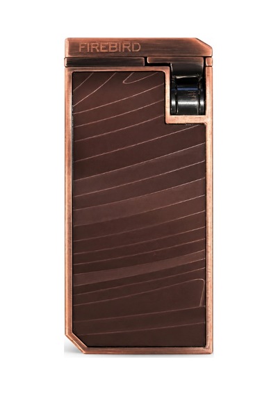 Firebird Çift Torch Pürmüz Bronz Desenli Puro Çakmağı Trm1017
