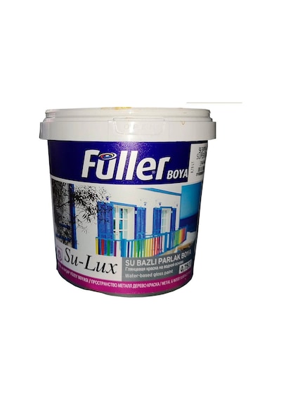 Mey İthalat Füller Sulux Siyah 0,75 Litre Su Bazlı Yağlı Boya