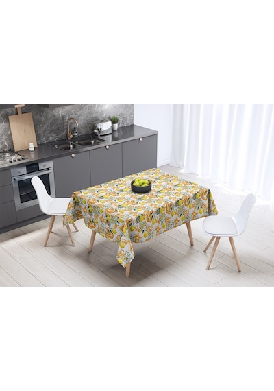 Adawall Limon Tasarımlı Masa Örtüsü