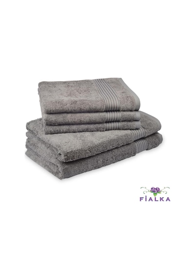 Fialka Arola Bambu Havlu Koyu Gri 50X90