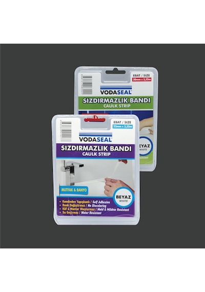 Vodaseal Küvet Kenar Sızdırmazlık Bandı Beyaz 38Mm-3.35M