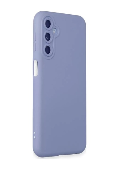 Newface Samsung Galaxy M34 5g Kılıf Nano İçi Kadife Silikon - Lila