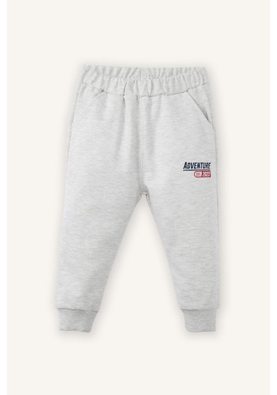 Defacto Slogan Baskılı Sweatshirt Kumaşı 2'li Takım Erkek Bebek G6294A526SP