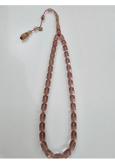 Han Faturan Hasan Ayhan İmzalı Kehribar Tesbih 8 X 12 Mm Kapsül K