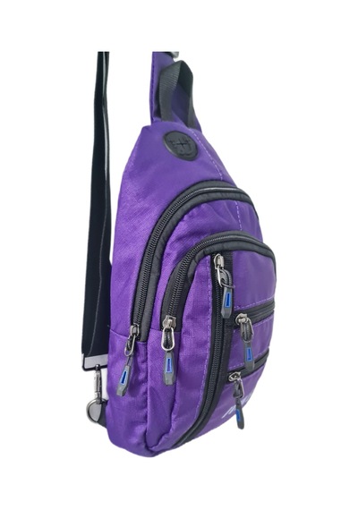Anılbags Anıl Bags Keten Kumaş Mor Ve Usb Çıkışlı, Askılı Çapraz Göğüs Mor