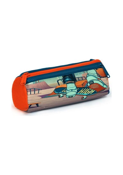 Coral High Kids Civit Neon Turuncu Kaykay Desenli 3 Lü Okul Çanta Seti Set0123723 Çok Renkli