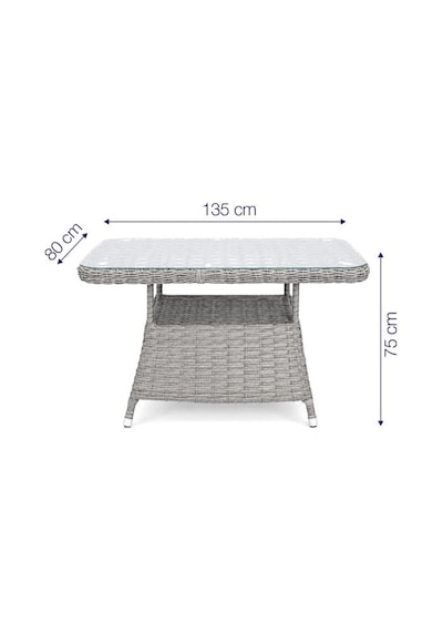 Niron Grand 2'li Rattan Alüminyum Bahçe Oturma Takımı - Gri Kompakt Set Temperli Cam Masa Niron Grand 2'li Rattan Alüminyum Bahçe Oturma Takımı - Gri Kompakt Set Temperli Cam Masa