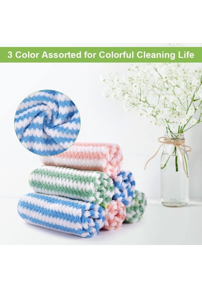 Mikrofiber Temizleme Bezleri, 6 Adet Süper Emici Mikrofiber Temizleme Bezi, Yeniden Kullanılabilir Mikrofiber Bulaşık Bezleri, Ev, Mutfak İçin Çok Amaçlı Temizlik Havluları, Boyut 25 X 25 Cm Belirtilmemiş Mikrofiber Temizleme Bezleri, 6 Adet Süper Emici Mikrofiber Temizleme Bezi, Yeniden Kullanılabilir Mikrofiber Bulaşık Bezleri, Ev, Mutfak İçin Çok Amaçlı Temizlik Havluları, Boyut 25 X 25 Cm Belirtilmemiş